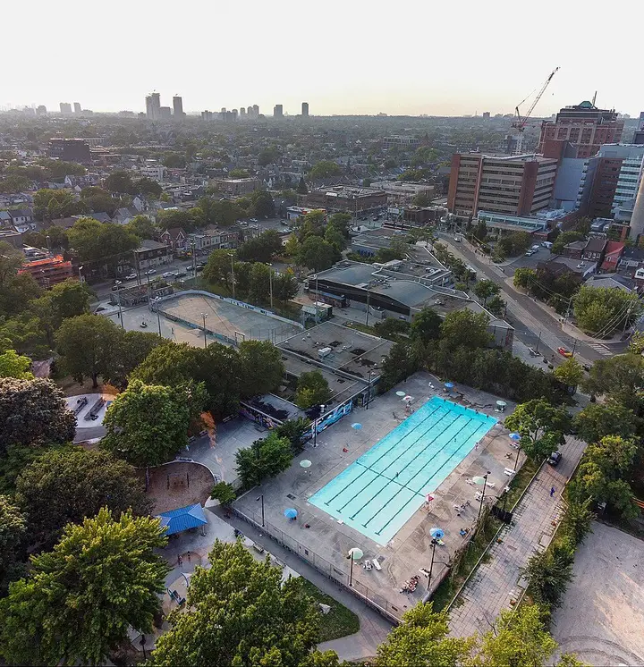 Pool at Scadding Court Community Centre
