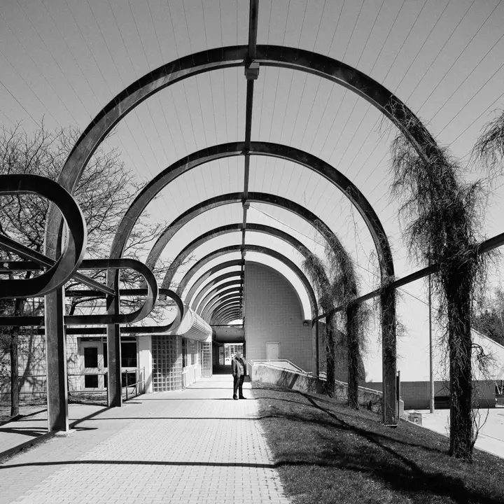 Building exterior at Wallace Emerson Community Recreation Centre