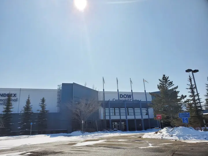 Building exterior at Dow Centennial Centre