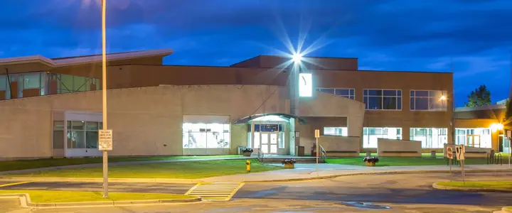 Building exterior at Castle Downs Family YMCA