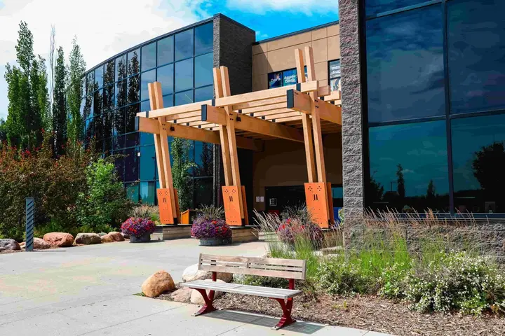 Building exterior at Leduc Recreation Centre