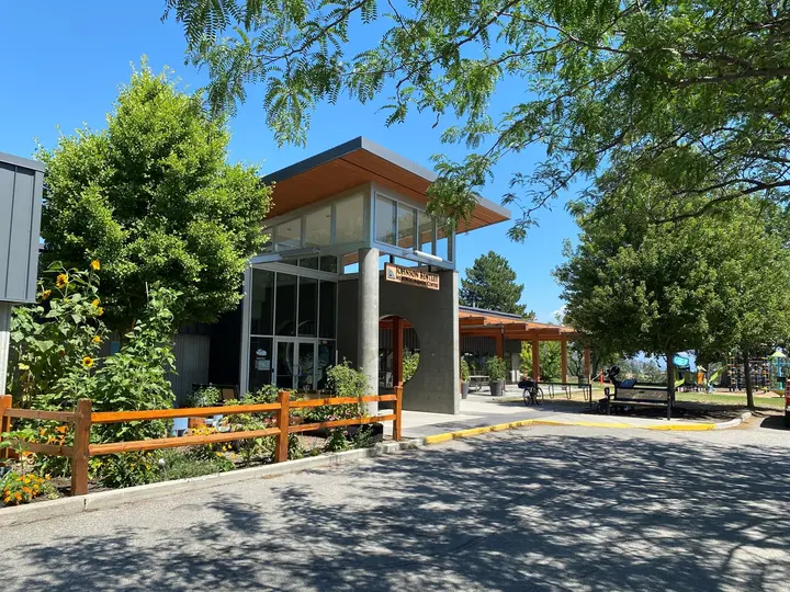 Building exterior at Johnson Bentley Memorial Aquatic Centre