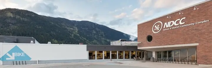 Building exterior at Nelson Aquatic Centre