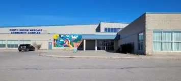Building exterior at North Huron Wescast Community Complex Aquatic Centre