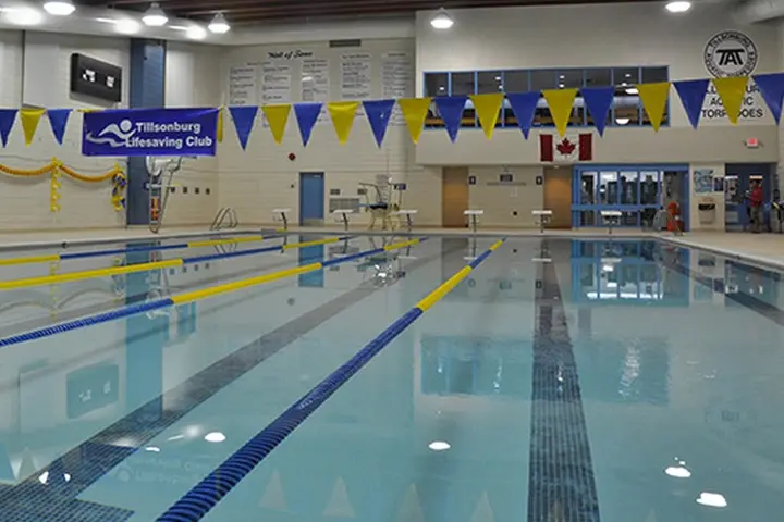 Pool at Tillsonburg Community Centre pool