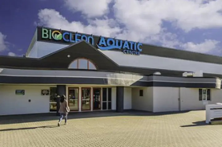 Building exterior at Bioclean Aquatic Centre