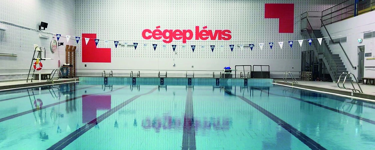 Photo : Piscine du Cégep de Lévis